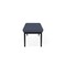 Lesro Lenox Steel 3 Seat Bench, Denim (Blue) Seat, Denim Back, 67 W 21 L 18.5 H, Linette Vinyl Seat LS3001 - alternate 2